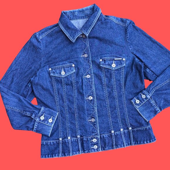 Handmade, Upcycled Boyz N The Hood Denim Jacket Size L-XL - Picture 2 of 3